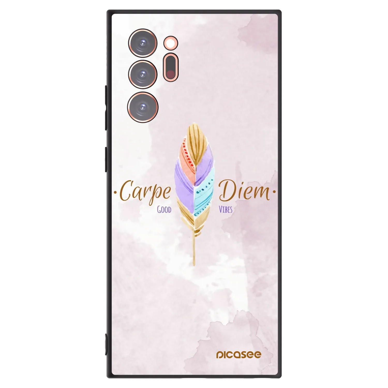 Picasee husă neagră din silicon pentru Samsung Galaxy Note 20 Ultra - Carpe Diem