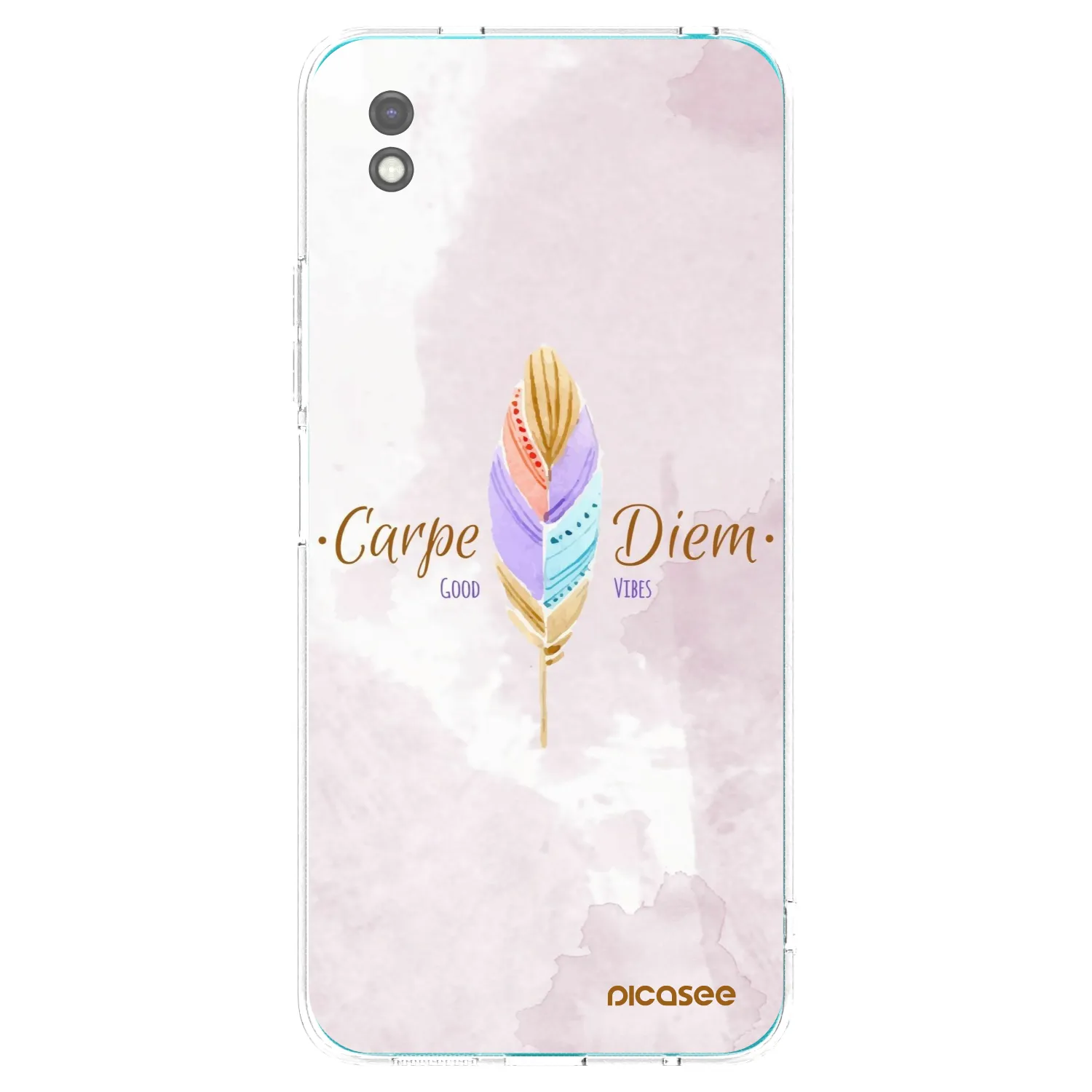 Picasee husă neagră din silicon pentru Xiaomi Redmi 9A - Carpe Diem