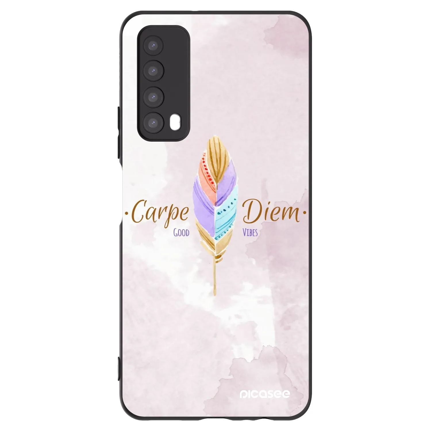 Picasee husă neagră din silicon pentru Huawei P Smart 2021 - Carpe Diem