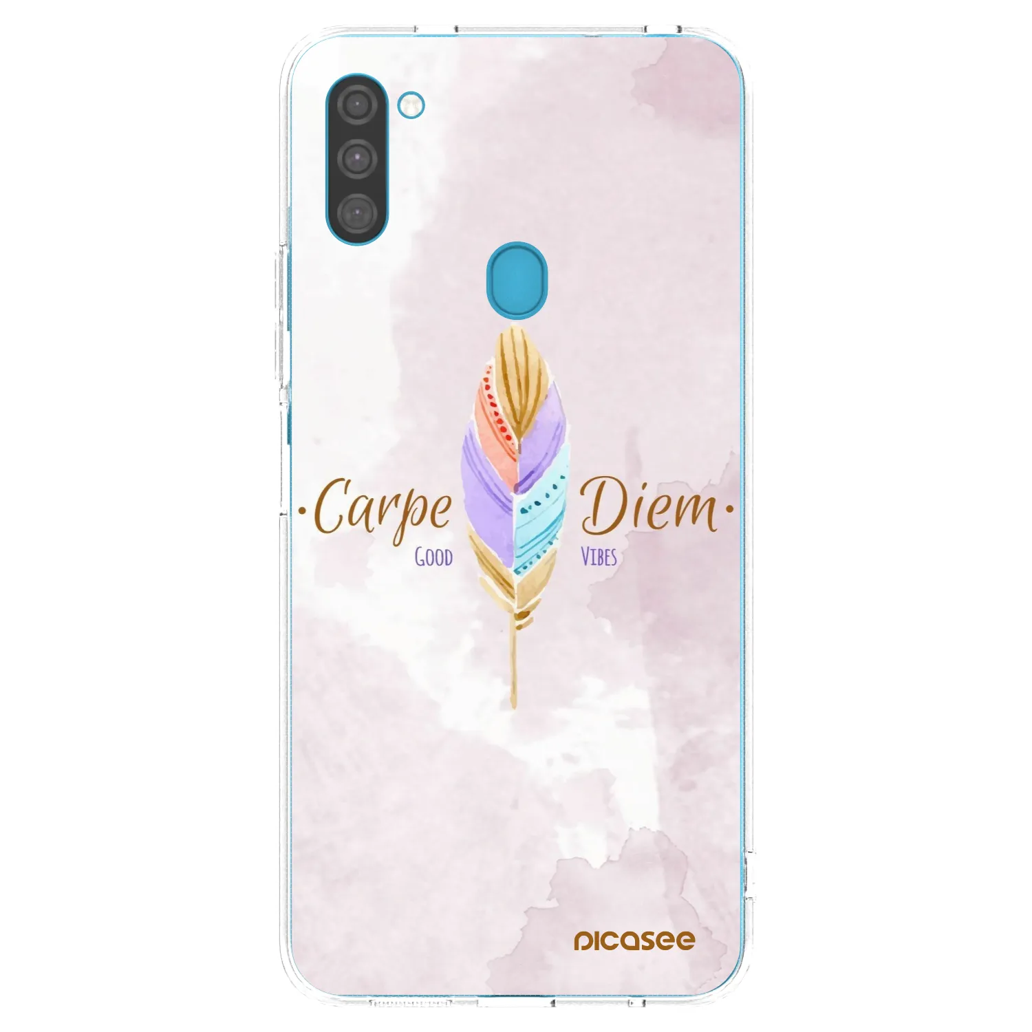 Picasee husă transparentă din silicon pentru Samsung Galaxy M11 - Carpe Diem