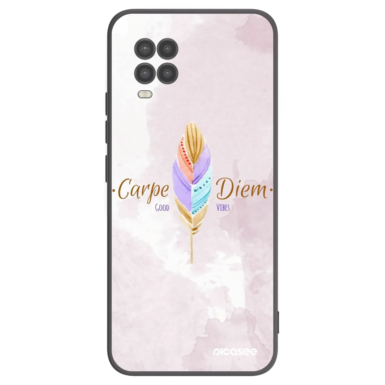 Picasee husă neagră din silicon pentru Xiaomi Mi 10 Lite - Carpe Diem