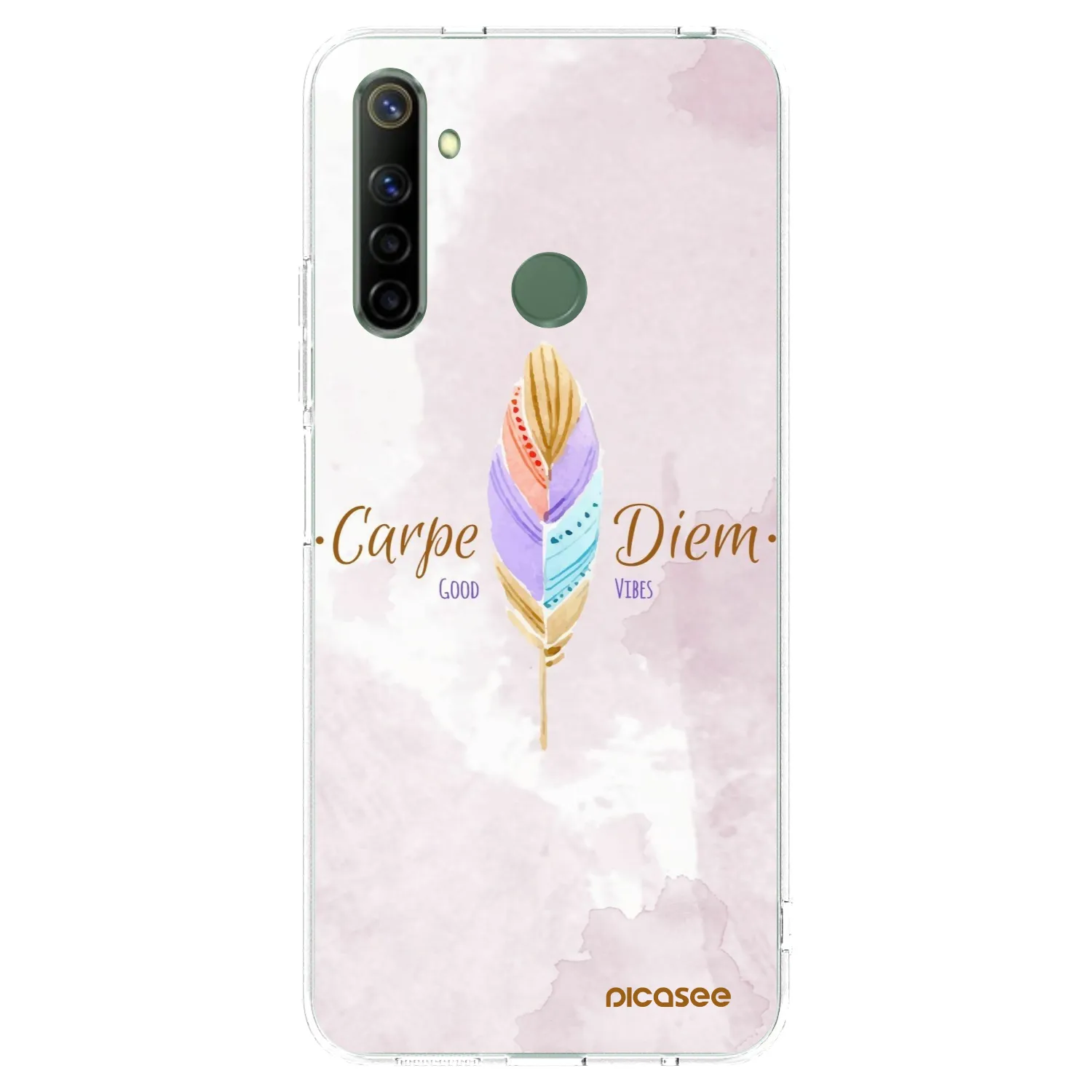 Picasee husă transparentă din silicon pentru Realme 6i - Carpe Diem