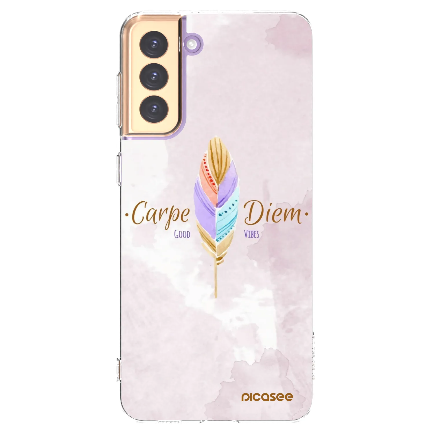 Picasee husă transparentă din silicon pentru Samsung Galaxy S21+ 5G G996F - Carpe Diem