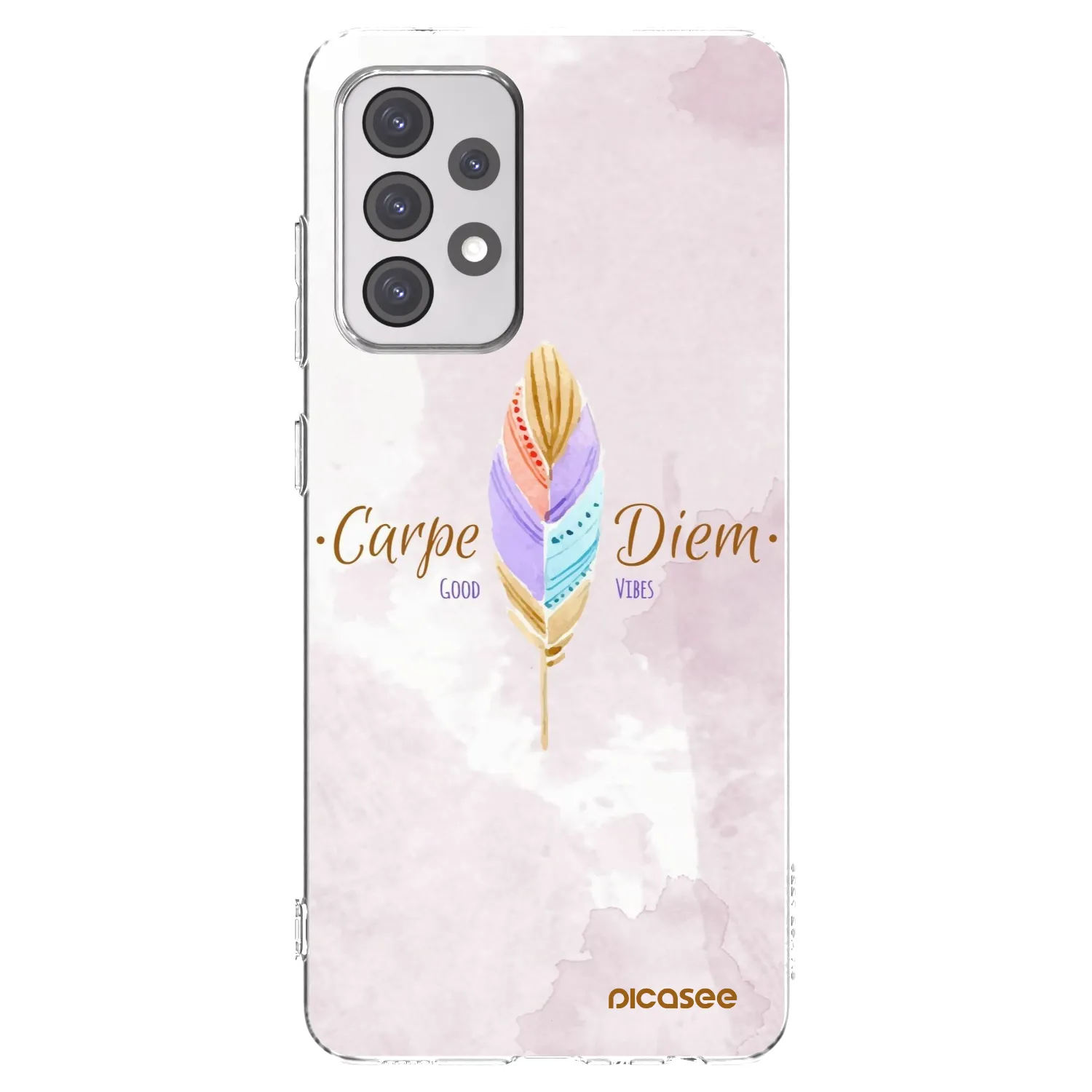 Picasee husă transparentă din silicon pentru Samsung Galaxy A52 5G A525F - Carpe Diem