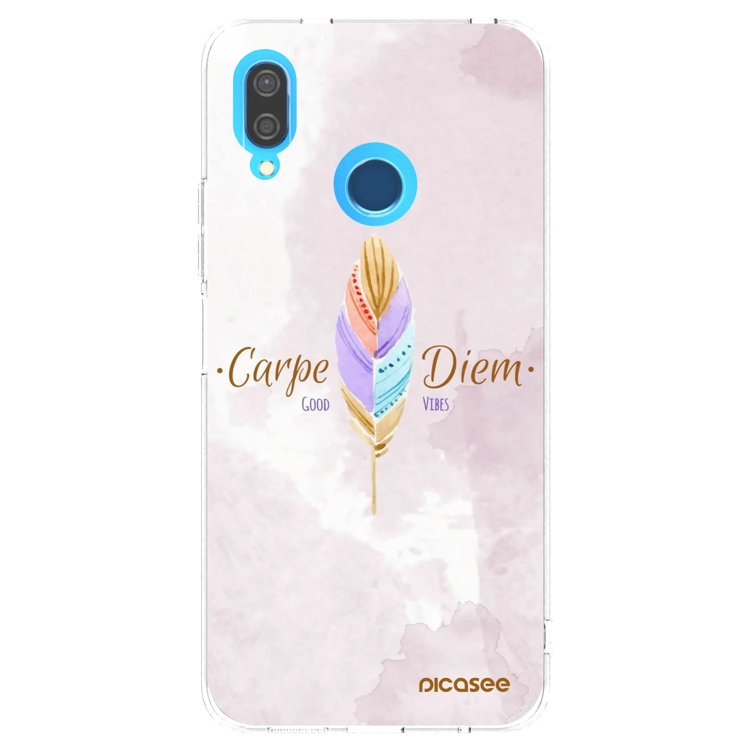 Picasee husă transparentă din silicon pentru Huawei P20 Lite - Carpe Diem