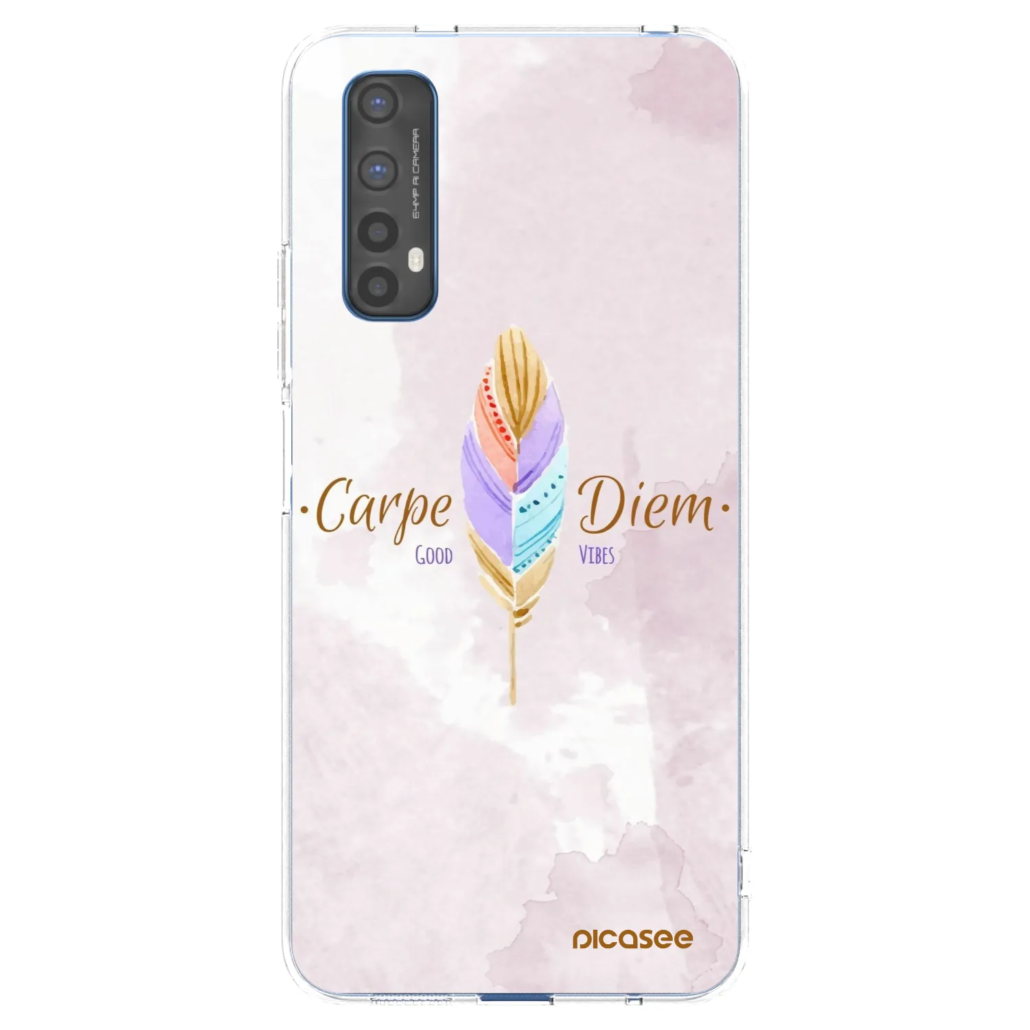 Picasee husă transparentă din silicon pentru Realme 7 - Carpe Diem