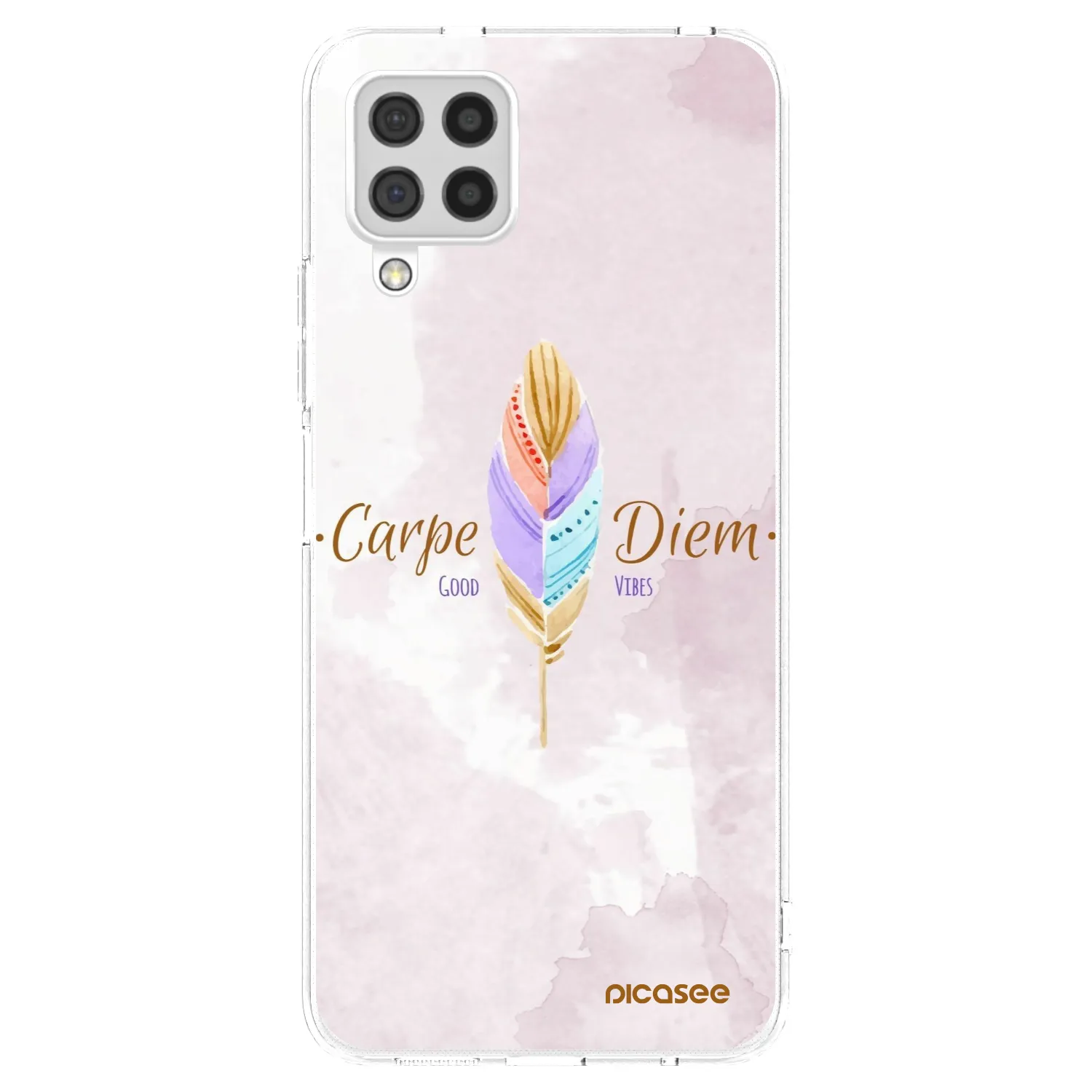 Picasee husă transparentă din silicon pentru Samsung Galaxy A22 A225F 4G - Carpe Diem