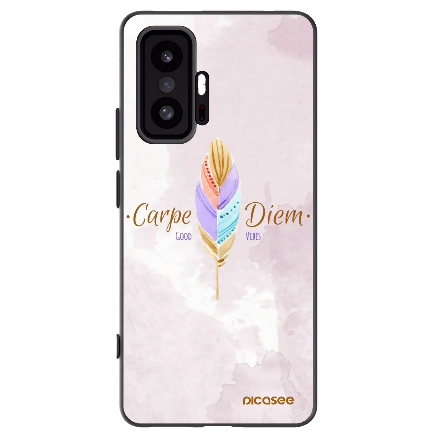 Picasee husă neagră din silicon pentru Xiaomi 11T - Carpe Diem