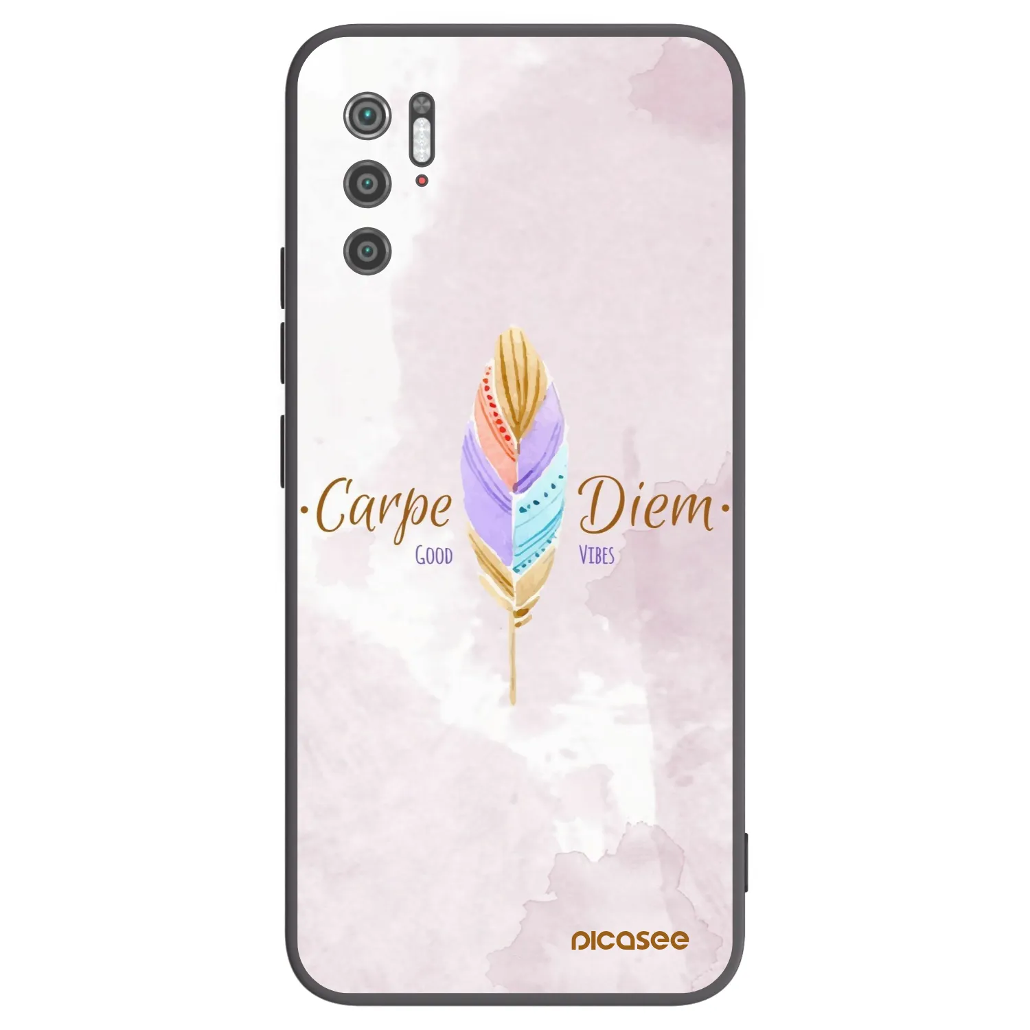 Picasee husă neagră din silicon pentru Xiaomi Poco M3 Pro 5G - Carpe Diem