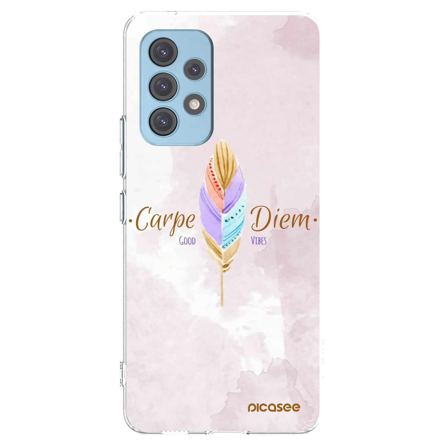 Picasee husă transparentă din silicon pentru Samsung Galaxy A53 5G A536 - Carpe Diem