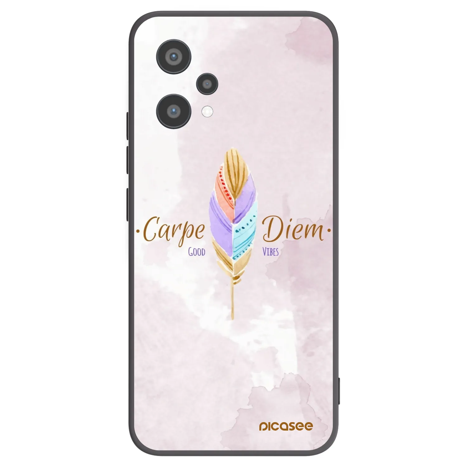 Picasee husă neagră din silicon pentru Realme 9 Pro 5G - Carpe Diem