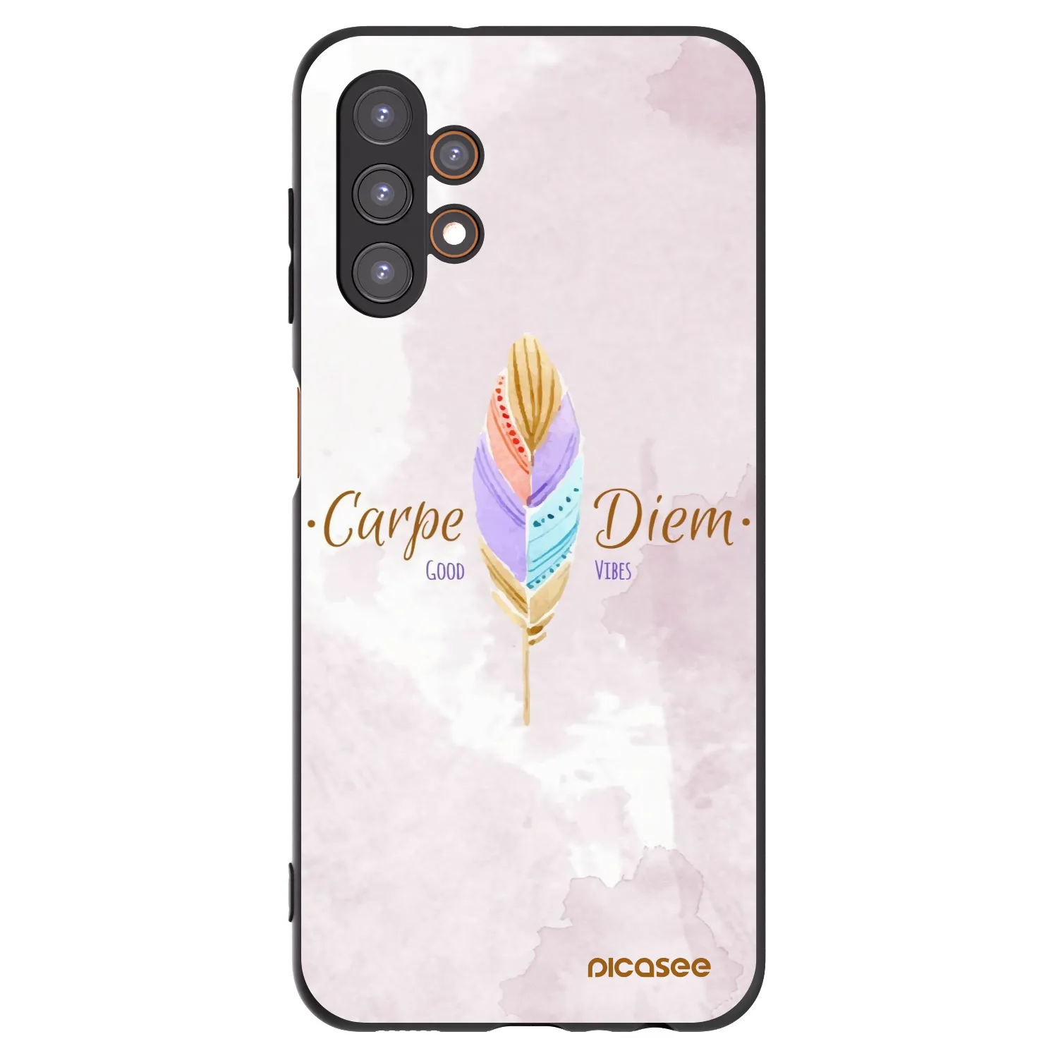 Picasee husă neagră din silicon pentru Samsung Galaxy A13 4G A135 - Carpe Diem