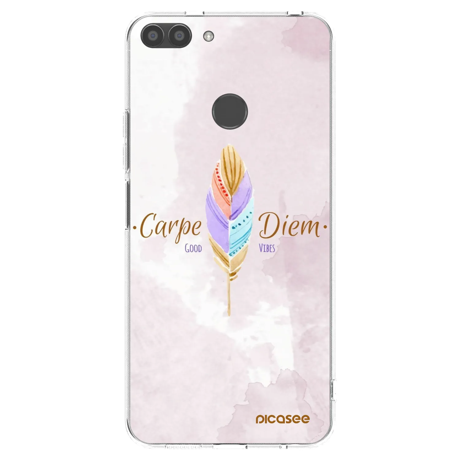 Picasee husă transparentă din silicon pentru Huawei P Smart - Carpe Diem