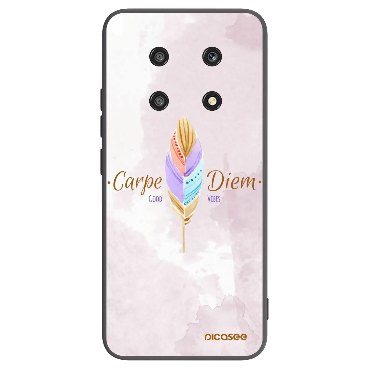 Picasee husă neagră din silicon pentru Honor Magic4 Lite 5G - Carpe Diem
