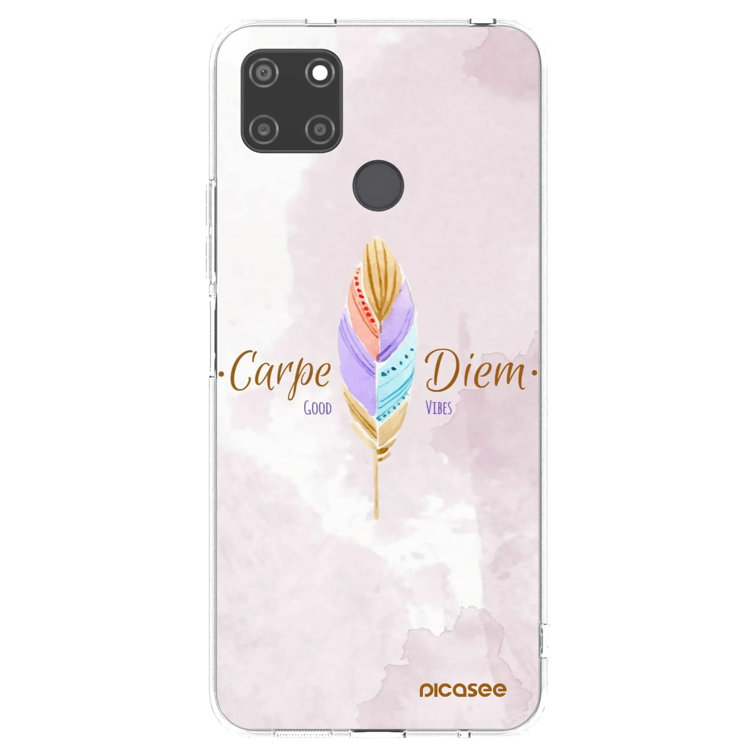 Picasee husă transparentă din silicon pentru Realme C21Y - Carpe Diem