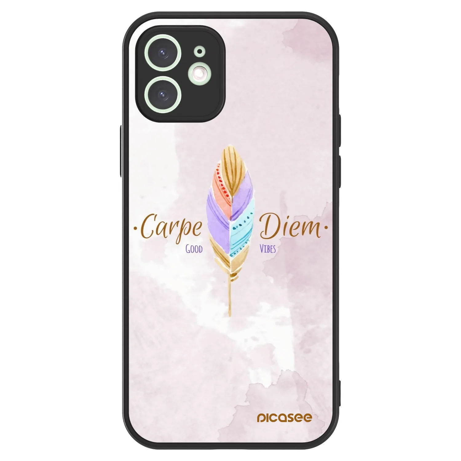 Picasee ULTIMATE CASE MagSafe pentru Apple iPhone 12 - Carpe Diem