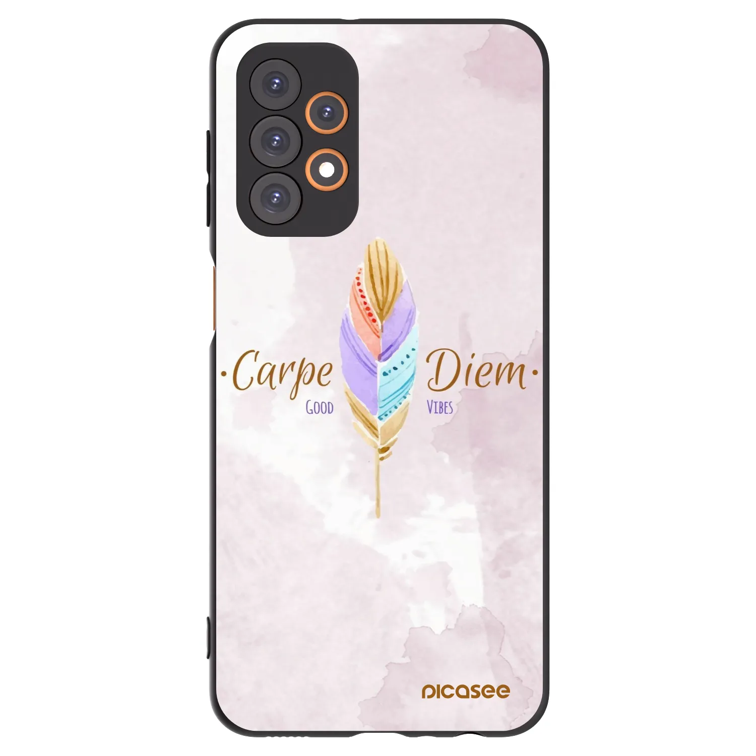 Picasee husă neagră din silicon pentru Samsung Galaxy A23 A236B 5G - Carpe Diem