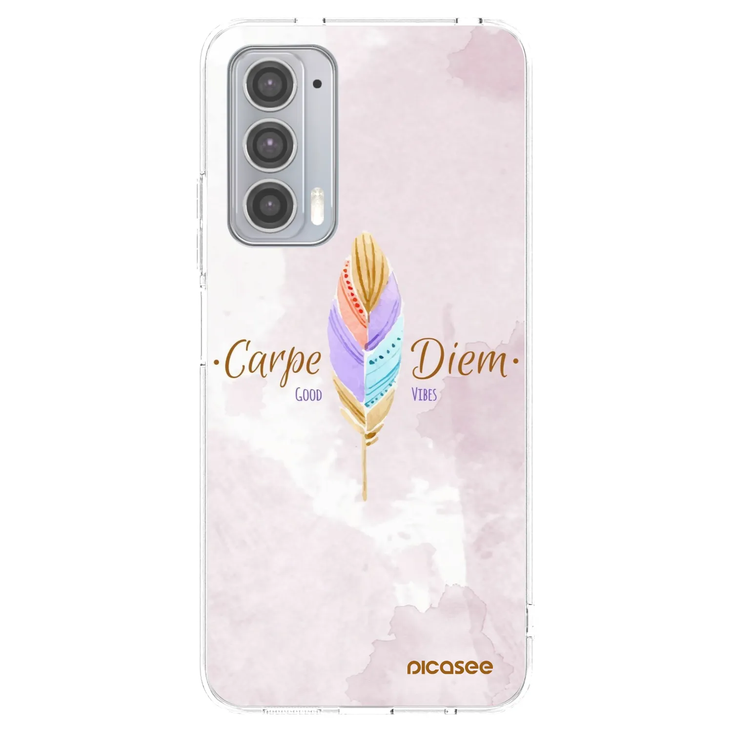 Picasee husă transparentă din silicon pentru Motorola Edge 20 - Carpe Diem