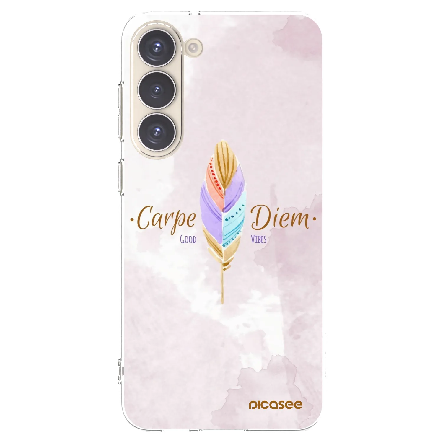 Picasee husă transparentă din silicon pentru Samsung Galaxy S23+ 5G - Carpe Diem