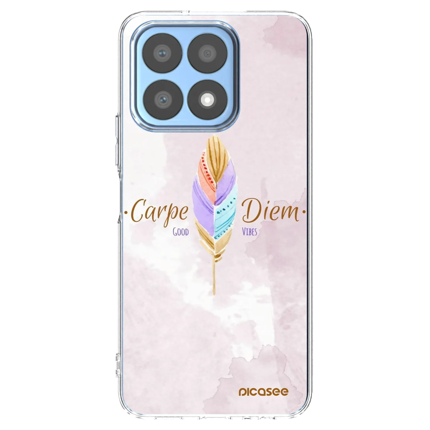 Picasee husă transparentă din silicon pentru Honor X8a - Carpe Diem
