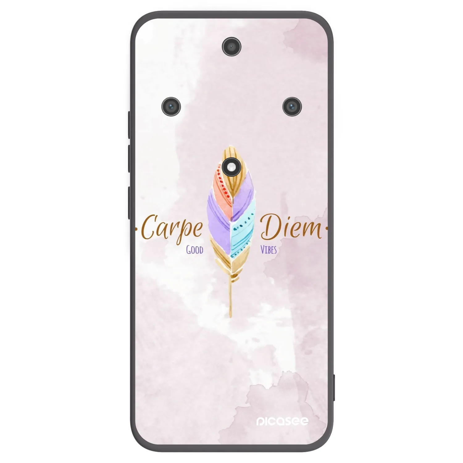 Picasee husă neagră din silicon pentru Honor Magic5 Lite 5G - Carpe Diem