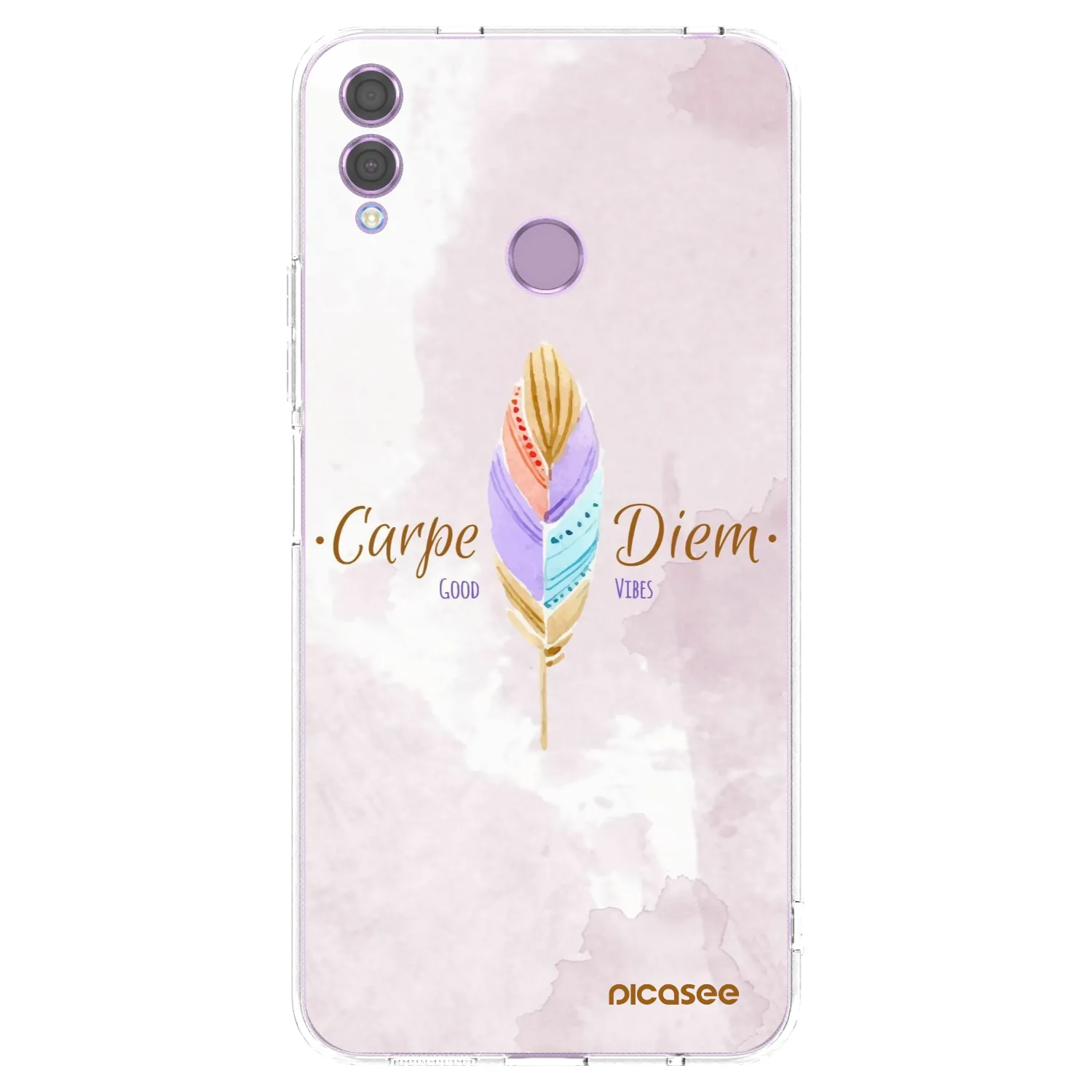 Picasee husă transparentă din silicon pentru Honor 8X - Carpe Diem