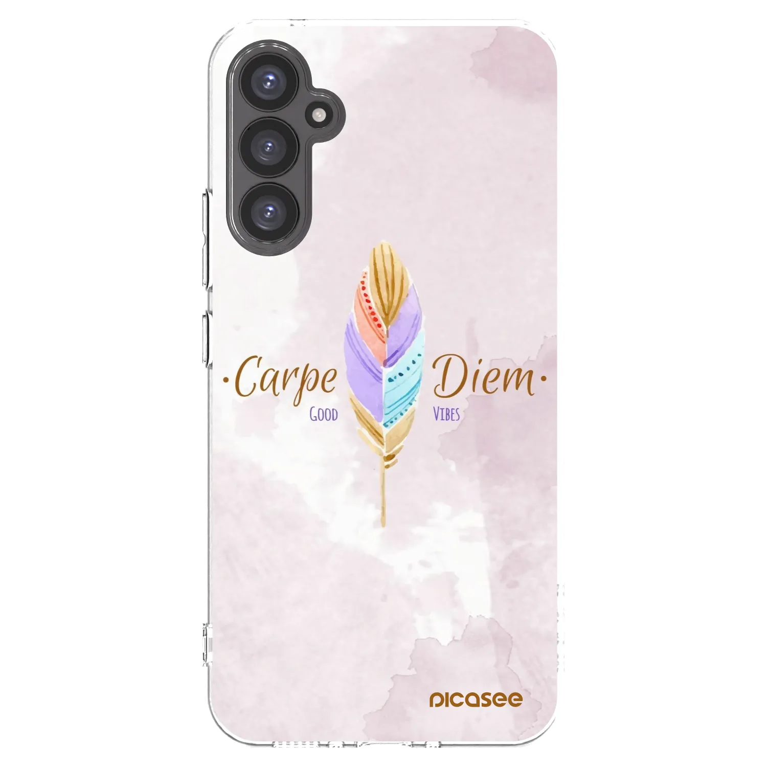 Picasee husă transparentă din silicon pentru Samsung Galaxy A34 5G A346B - Carpe Diem