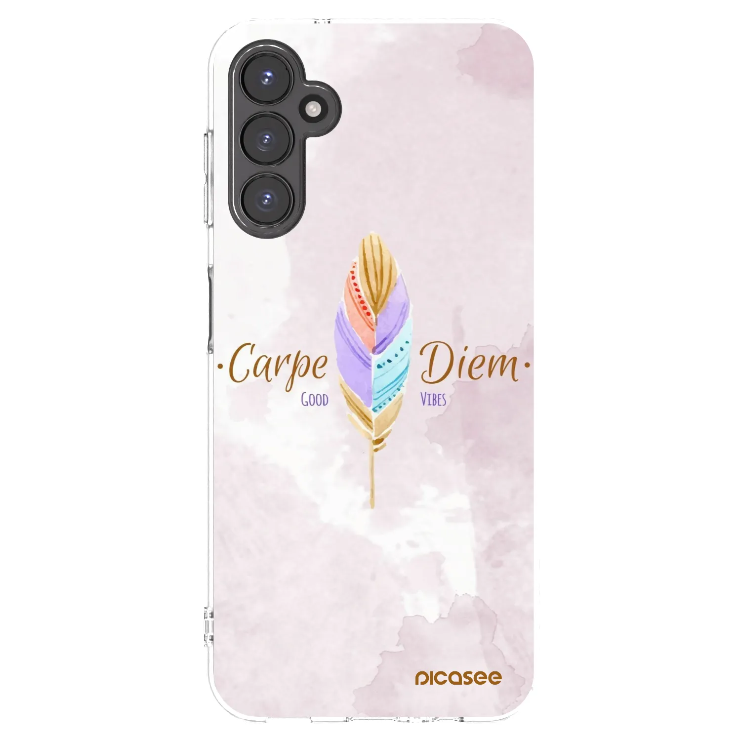 Picasee husă transparentă din silicon pentru Samsung Galaxy A14 4G A145R - Carpe Diem