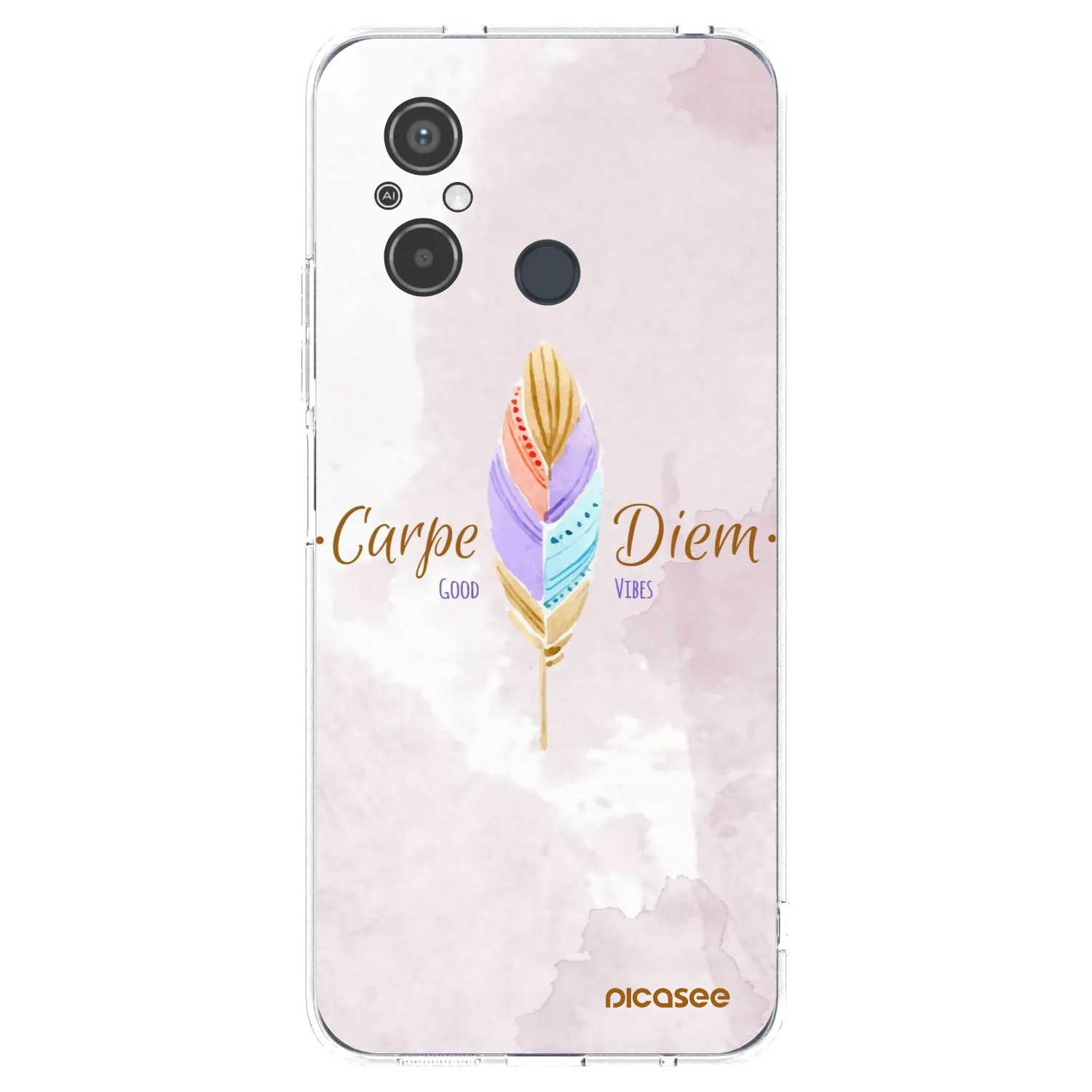 Picasee husă transparentă din silicon pentru Xiaomi Redmi 12C - Carpe Diem