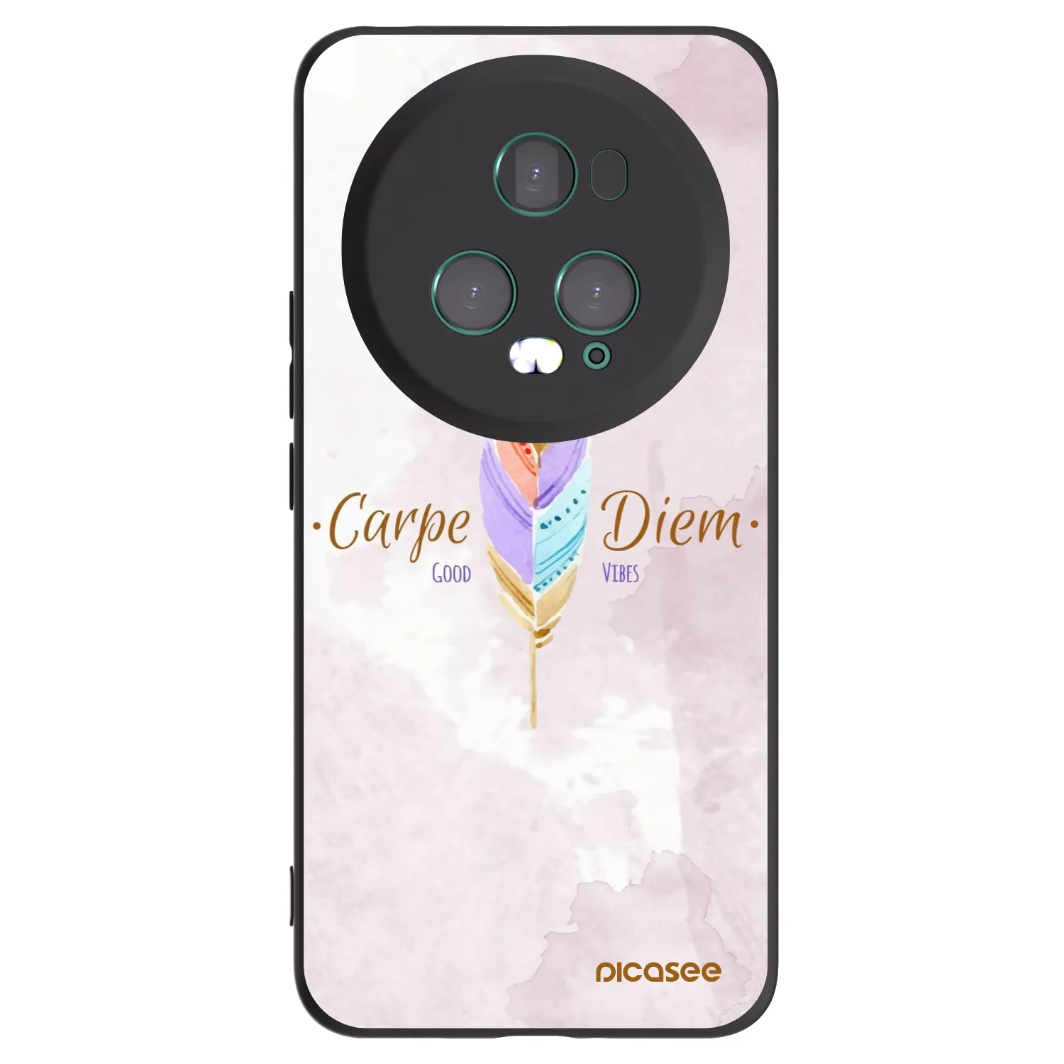 Picasee husă neagră din silicon pentru Honor Magic5 Pro - Carpe Diem