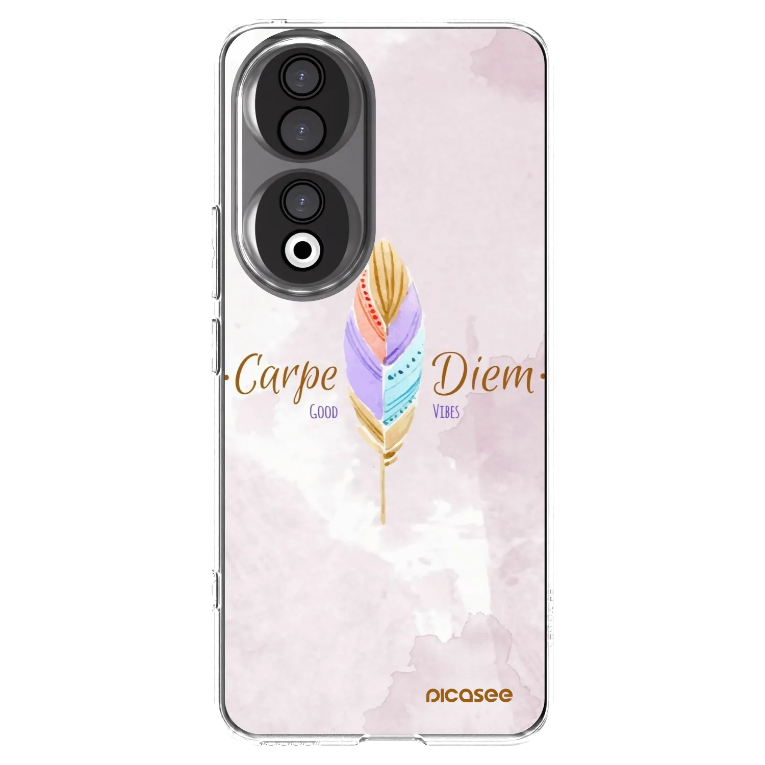 Picasee husă transparentă din silicon pentru Honor 90 5G - Carpe Diem