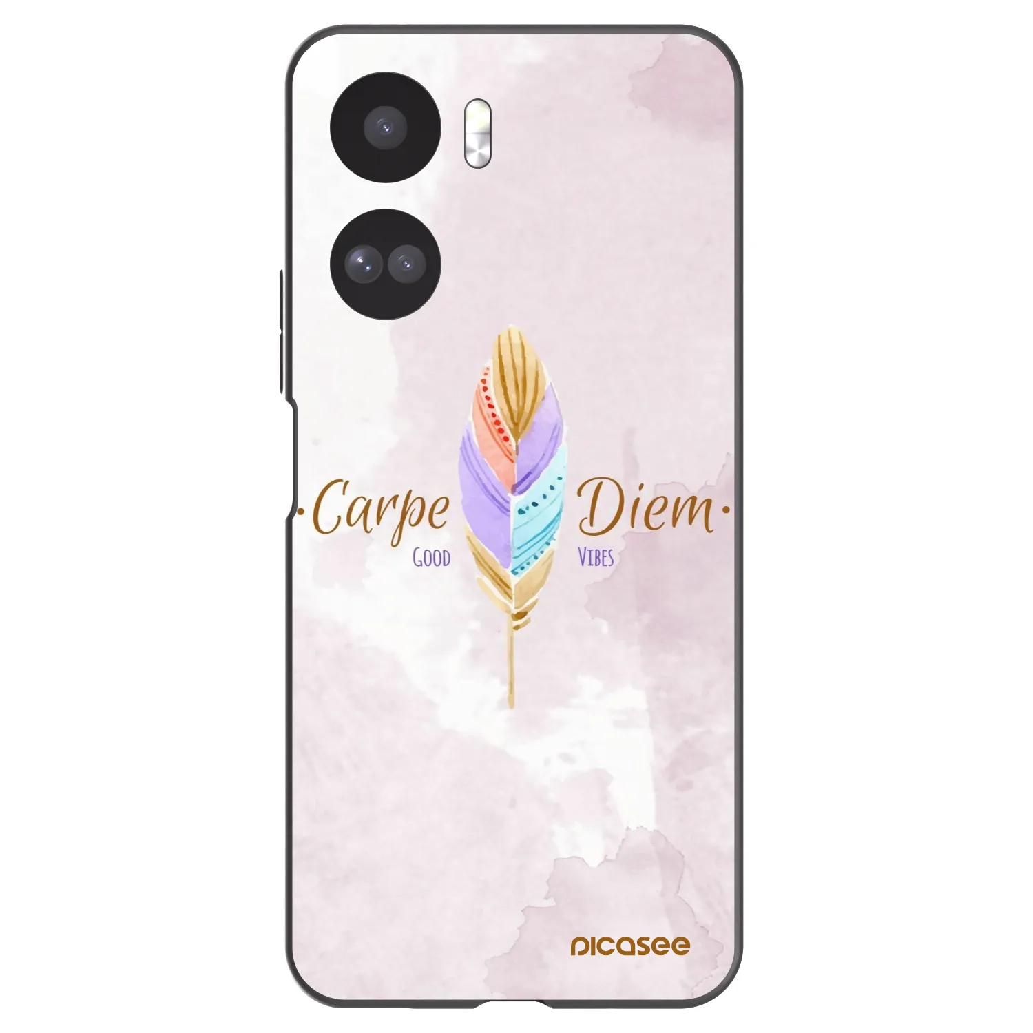Picasee husă neagră din silicon pentru Honor 90 Lite 5G - Carpe Diem