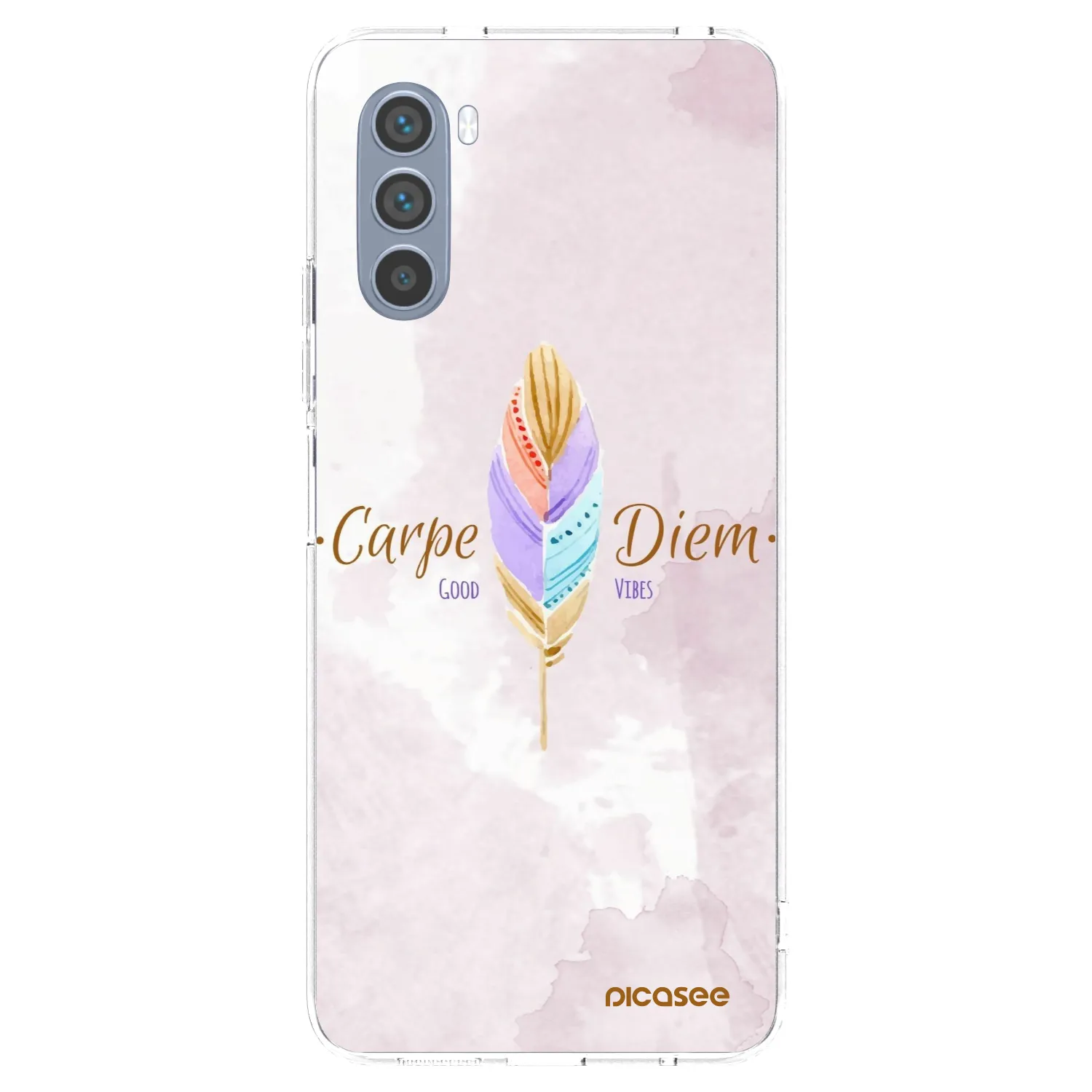 Picasee husă transparentă din silicon pentru Motorola Moto G62 - Carpe Diem