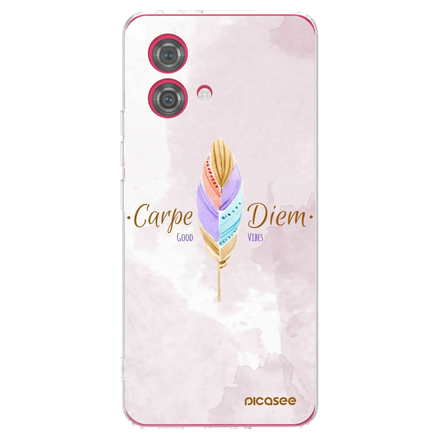Picasee husă transparentă din silicon pentru Motorola Moto G84 5G - Carpe Diem