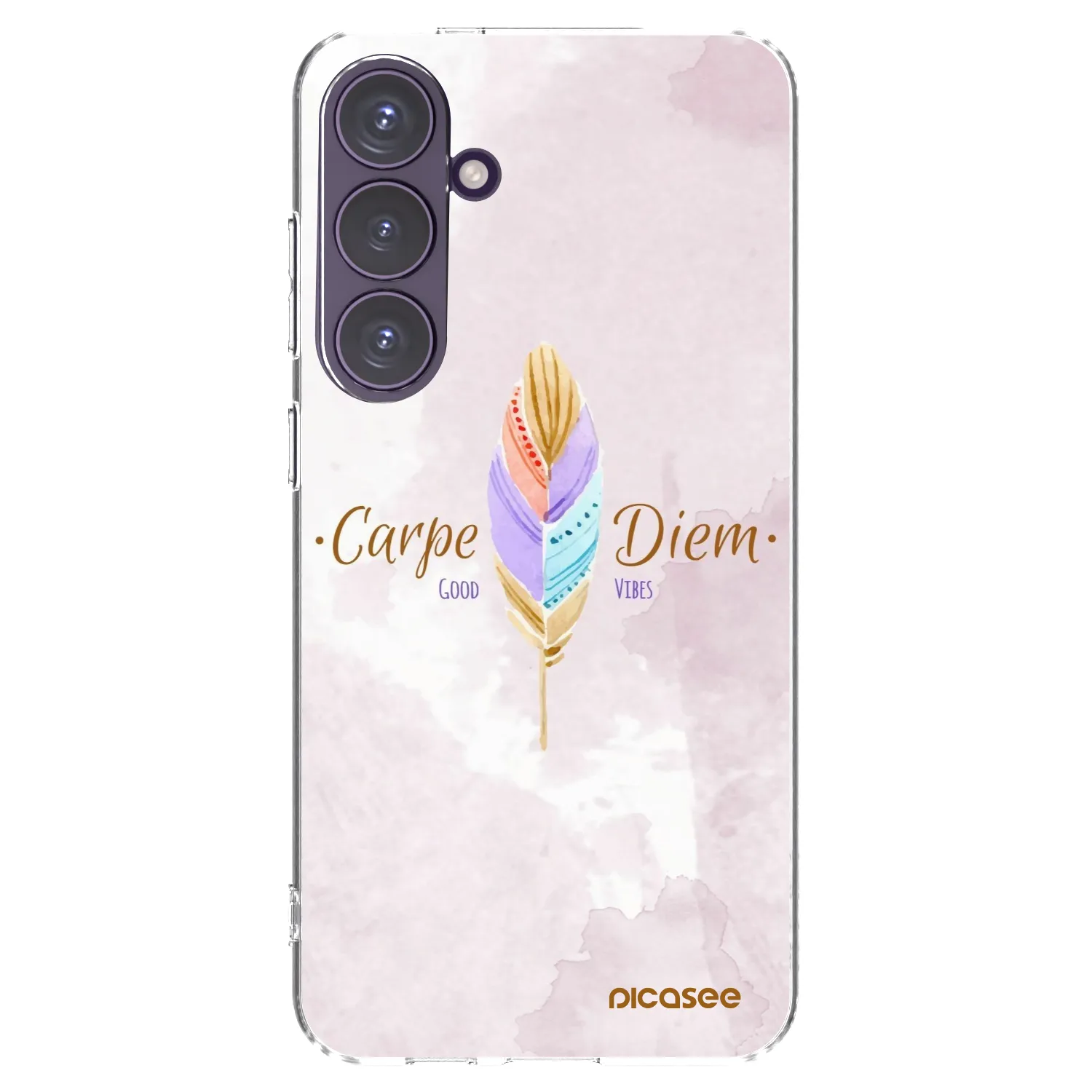 Picasee husă transparentă din silicon pentru Samsung Galaxy S24+ S926B 5G - Carpe Diem