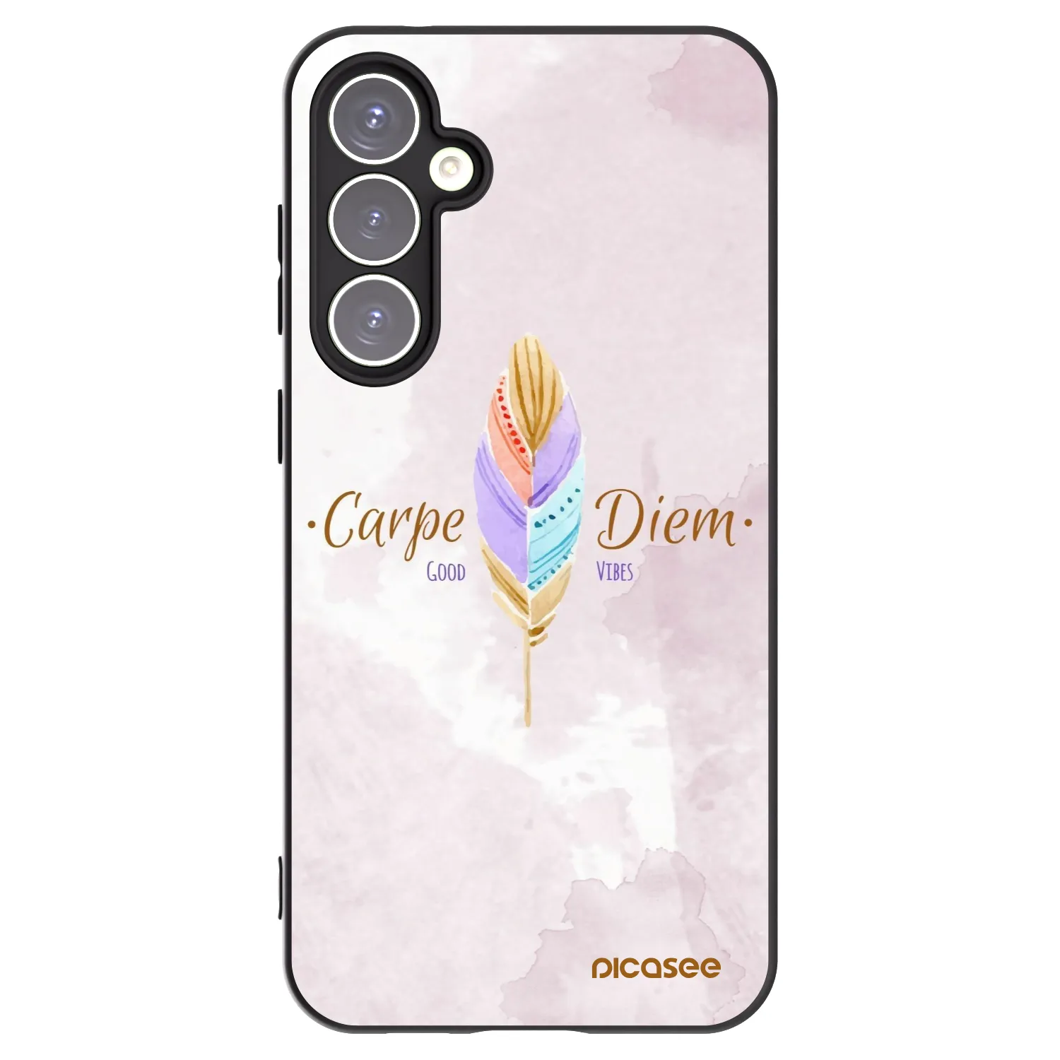 Picasee husă neagră din silicon pentru Samsung Galaxy S23 FE S711B - Carpe Diem