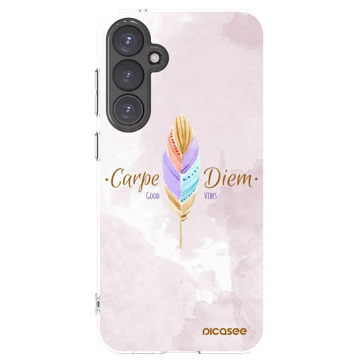 Picasee husă transparentă din silicon pentru Samsung Galaxy S23 FE S711B - Carpe Diem