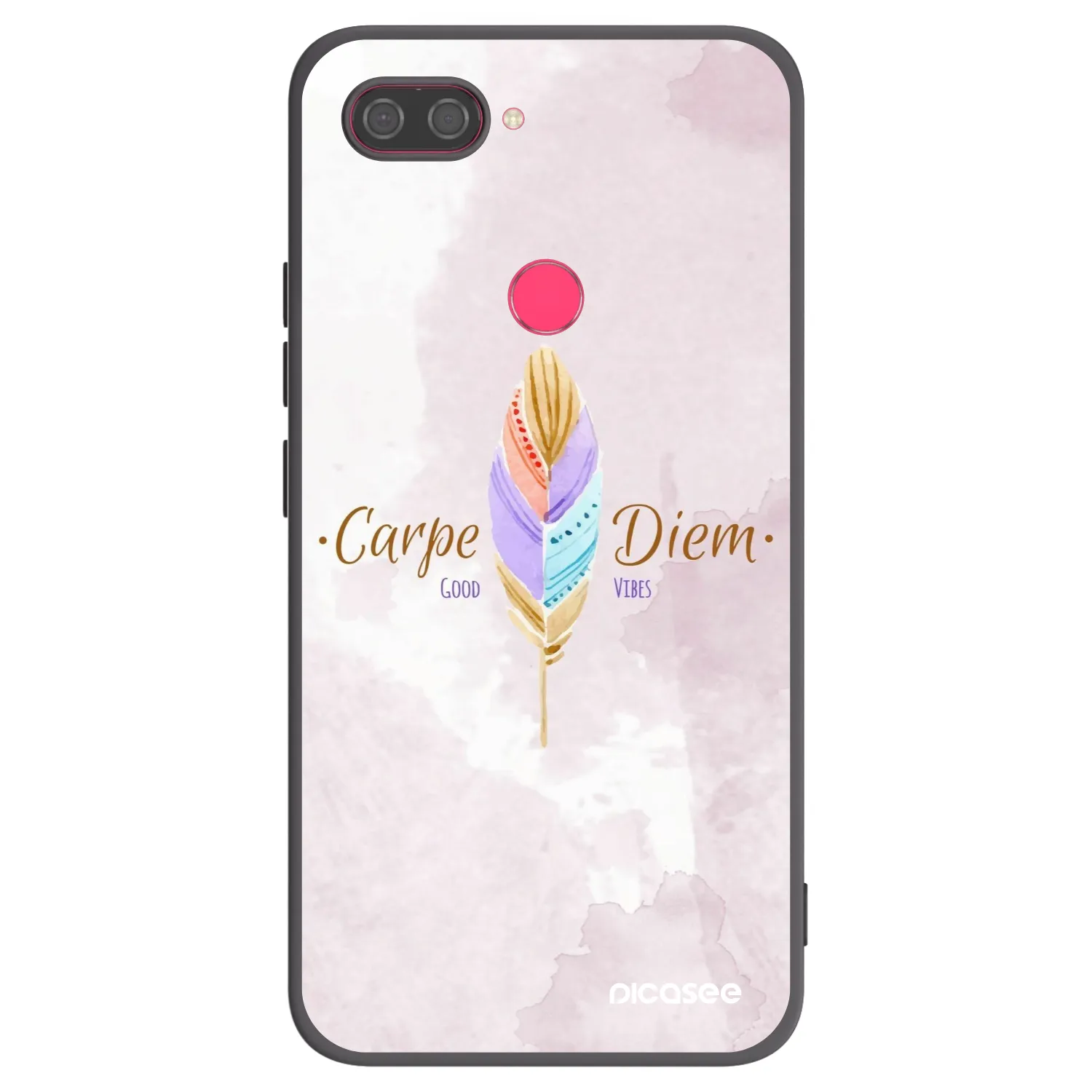 Picasee husă neagră din silicon pentru Xiaomi Mi 8 Lite - Carpe Diem