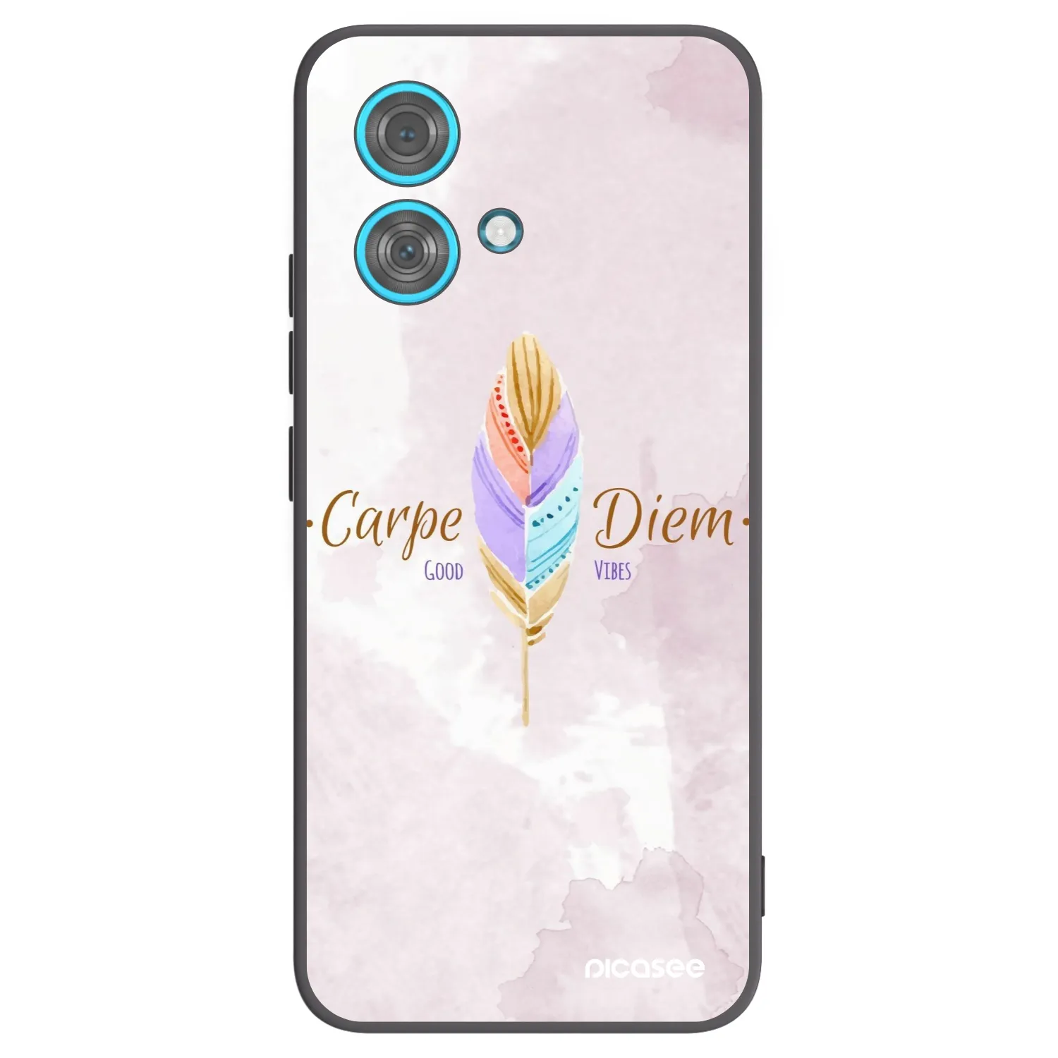 Picasee husă neagră din silicon pentru Motorola Edge 40 Neo - Carpe Diem
