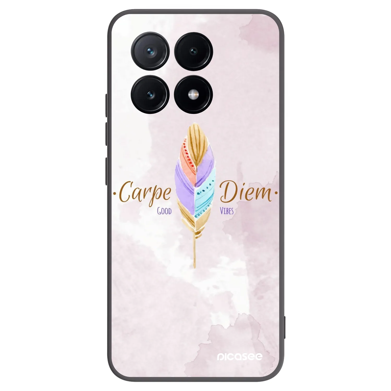 Picasee husă neagră din silicon pentru Xiaomi Poco X6 Pro - Carpe Diem