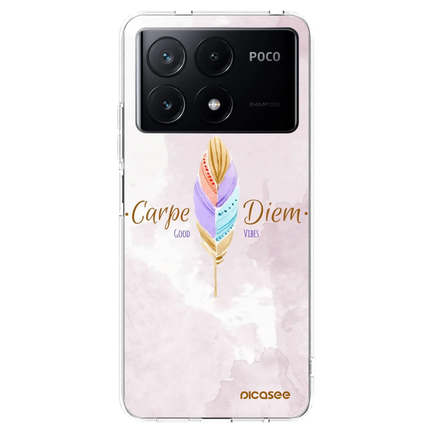 Picasee husă transparentă din silicon pentru Xiaomi Poco X6 Pro - Carpe Diem