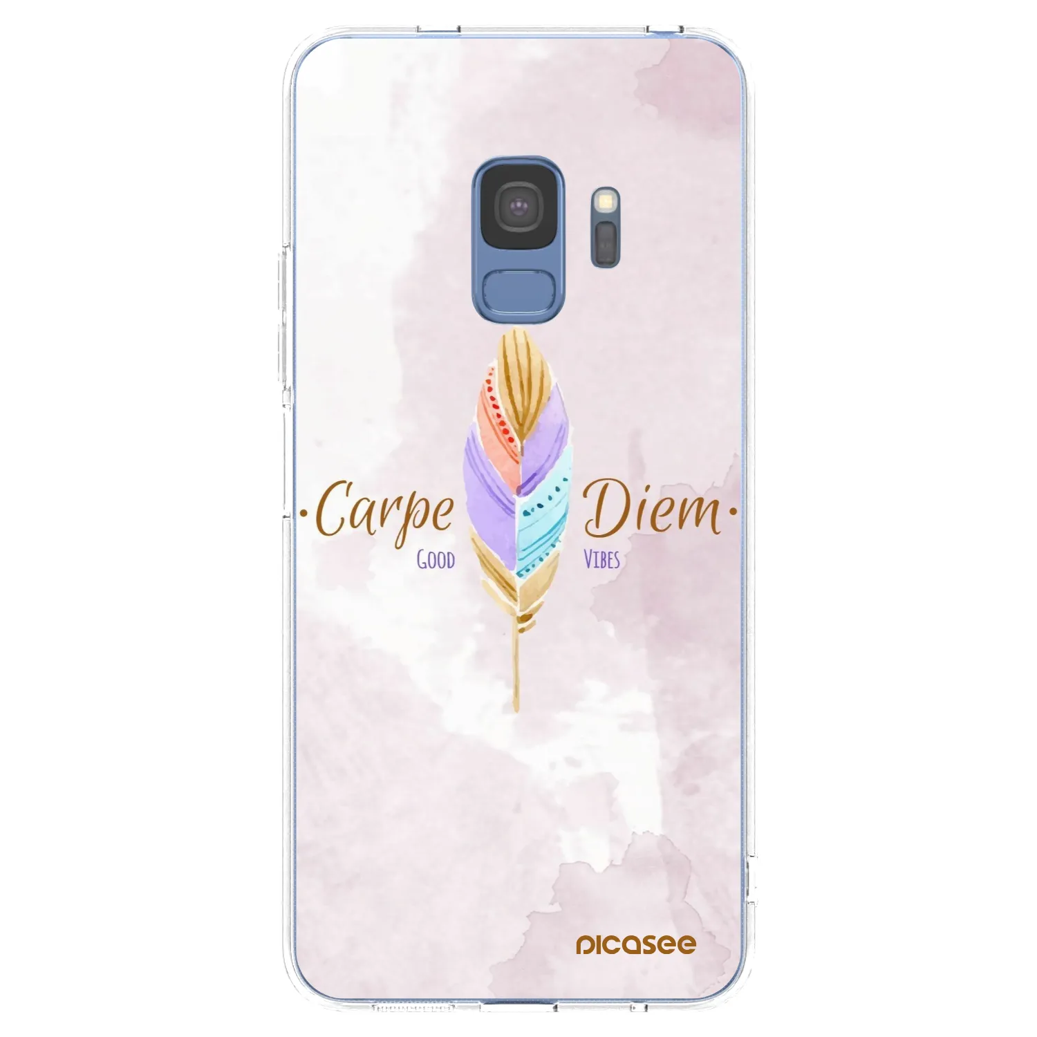 Picasee husă transparentă din silicon pentru Samsung Galaxy S9 G960F - Carpe Diem