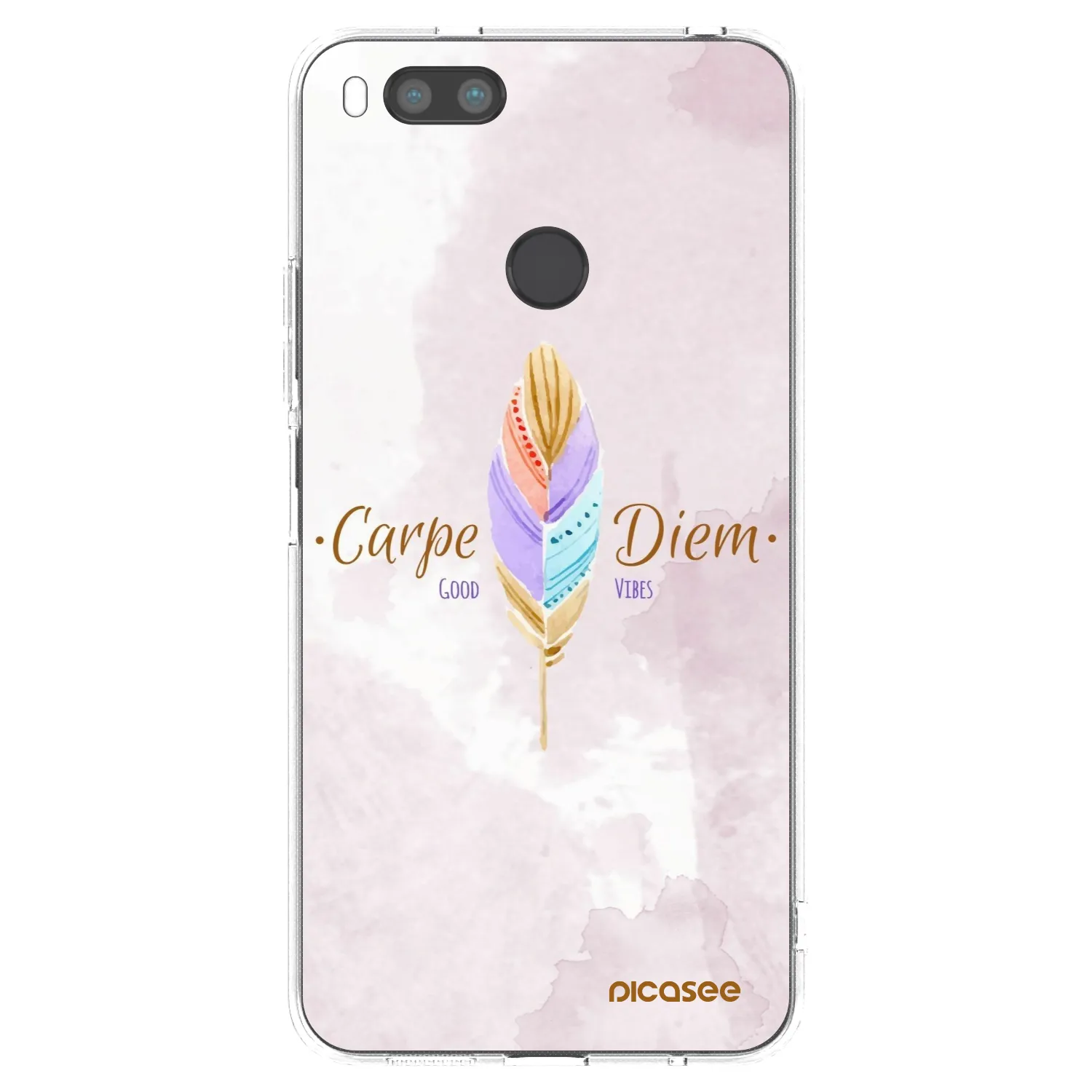 Picasee husă transparentă din silicon pentru Xiaomi Mi A1 Global - Carpe Diem