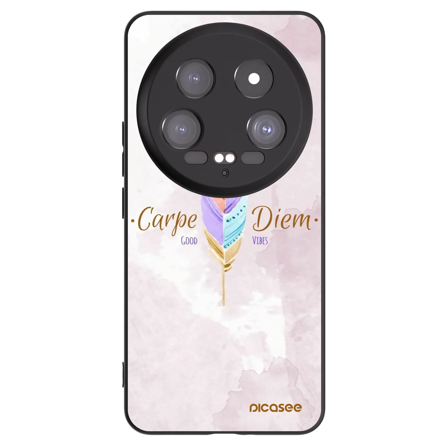 Picasee husă neagră din silicon pentru Xiaomi 14 Ultra - Carpe Diem