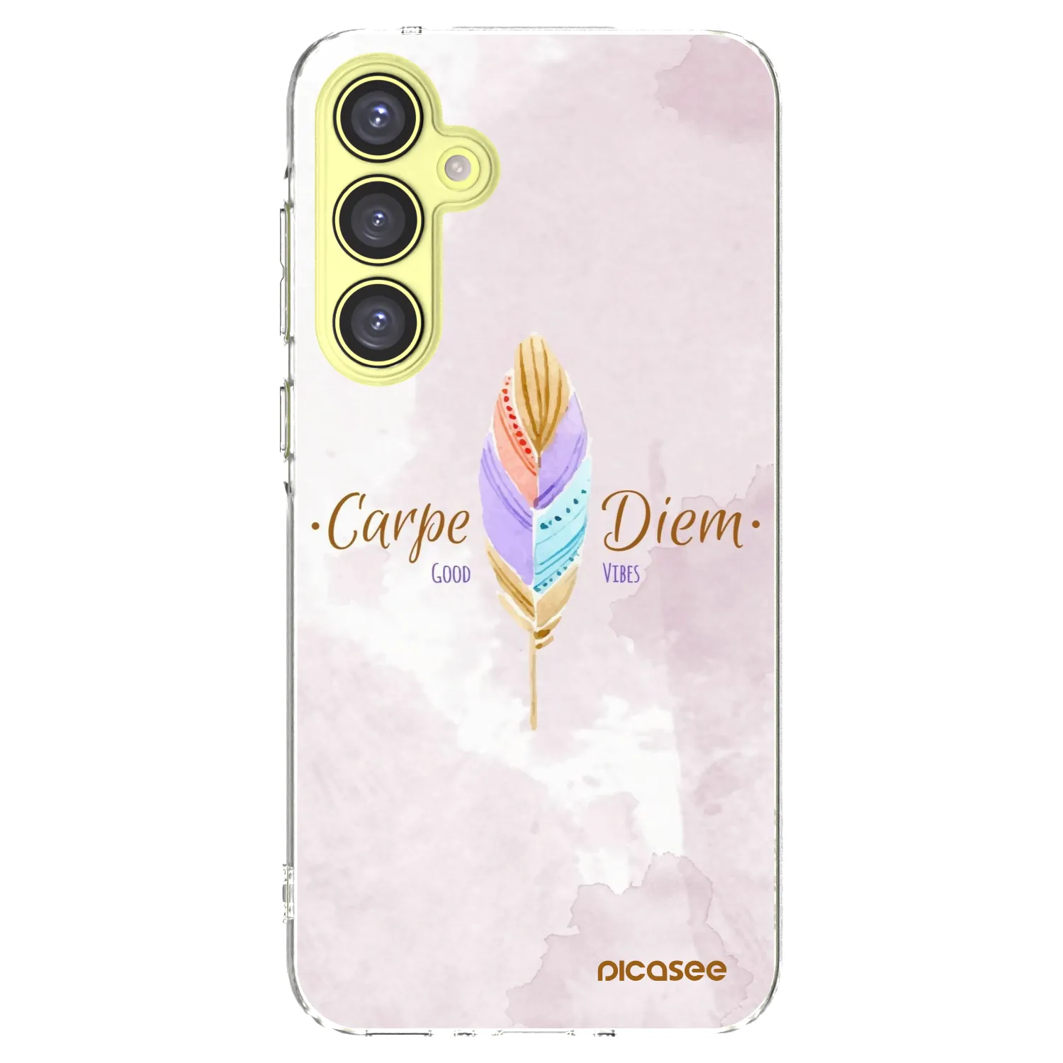 Picasee husă transparentă din silicon pentru Samsung Galaxy A35 5G A356B - Carpe Diem
