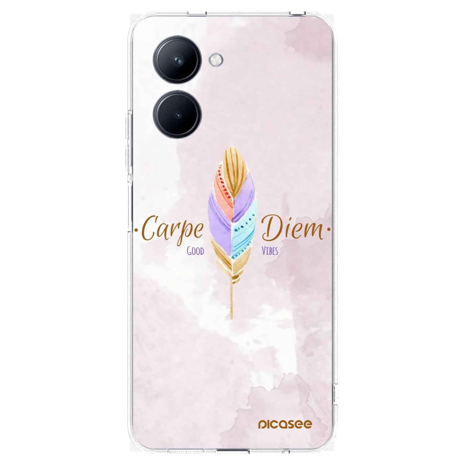 Picasee husă transparentă din silicon pentru Realme C33 (2023) - Carpe Diem
