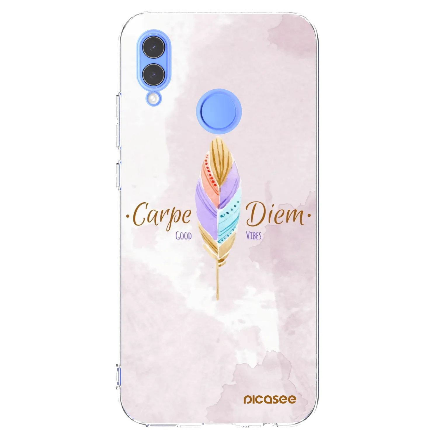 Picasee husă transparentă din silicon pentru Honor 10 Lite - Carpe Diem