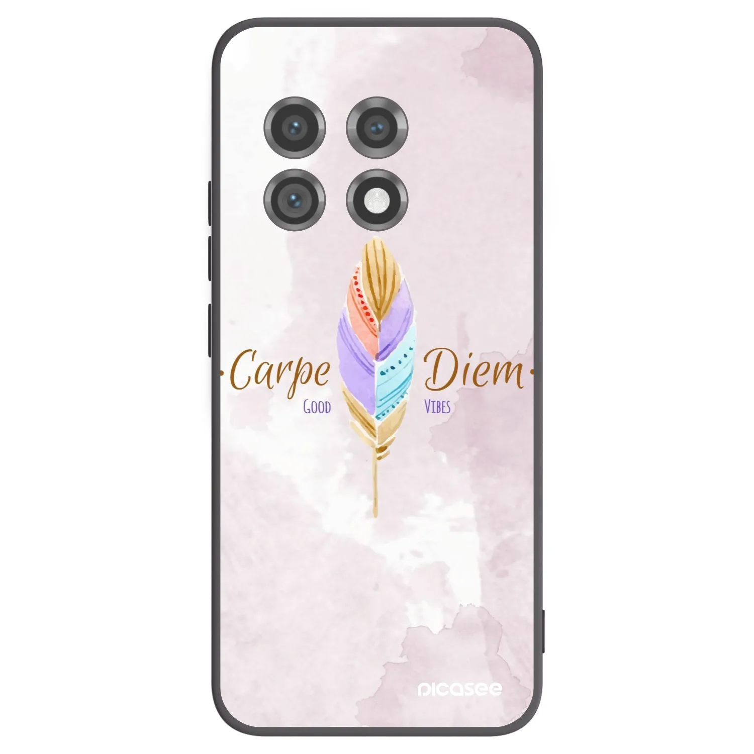 Picasee husă neagră din silicon pentru OnePlus 11 5G - Carpe Diem