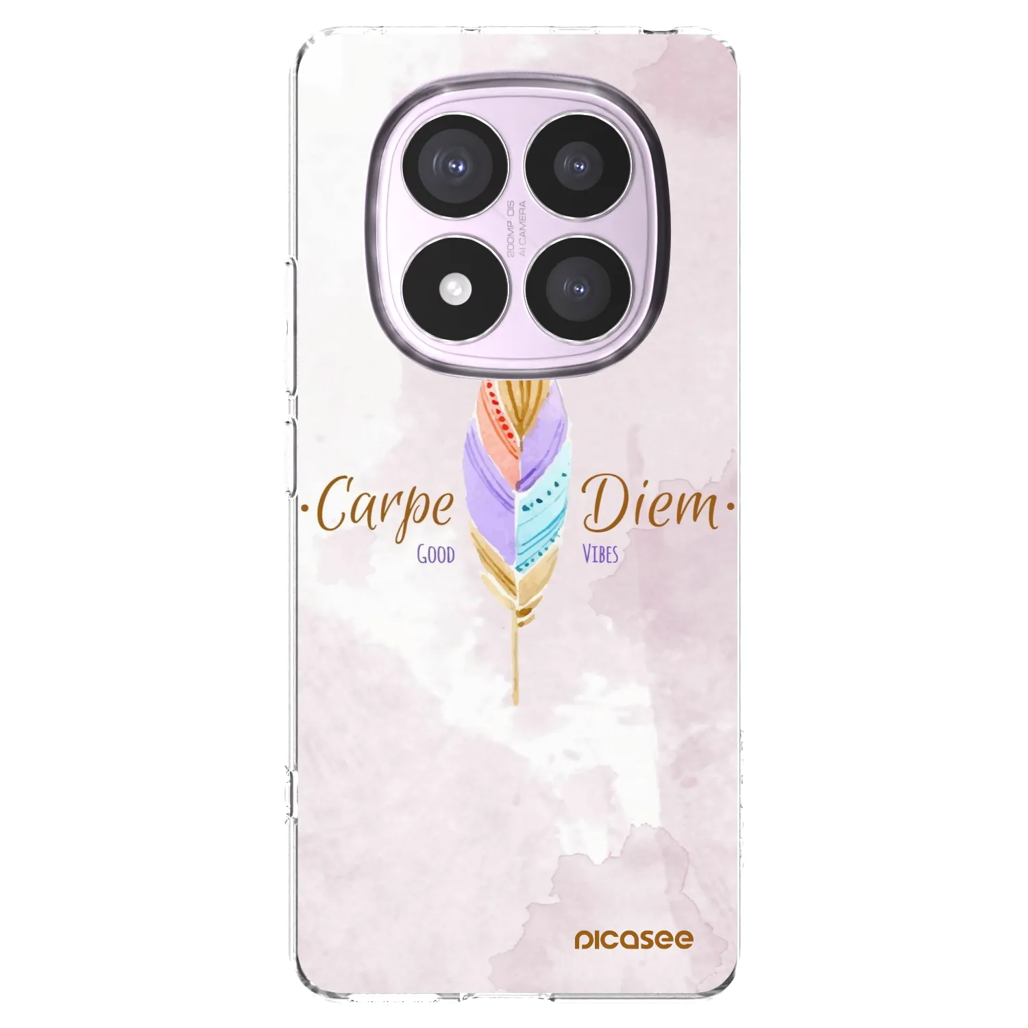 Picasee husă transparentă din silicon pentru Xiaomi Redmi Note 14 Pro 5G - Carpe Diem