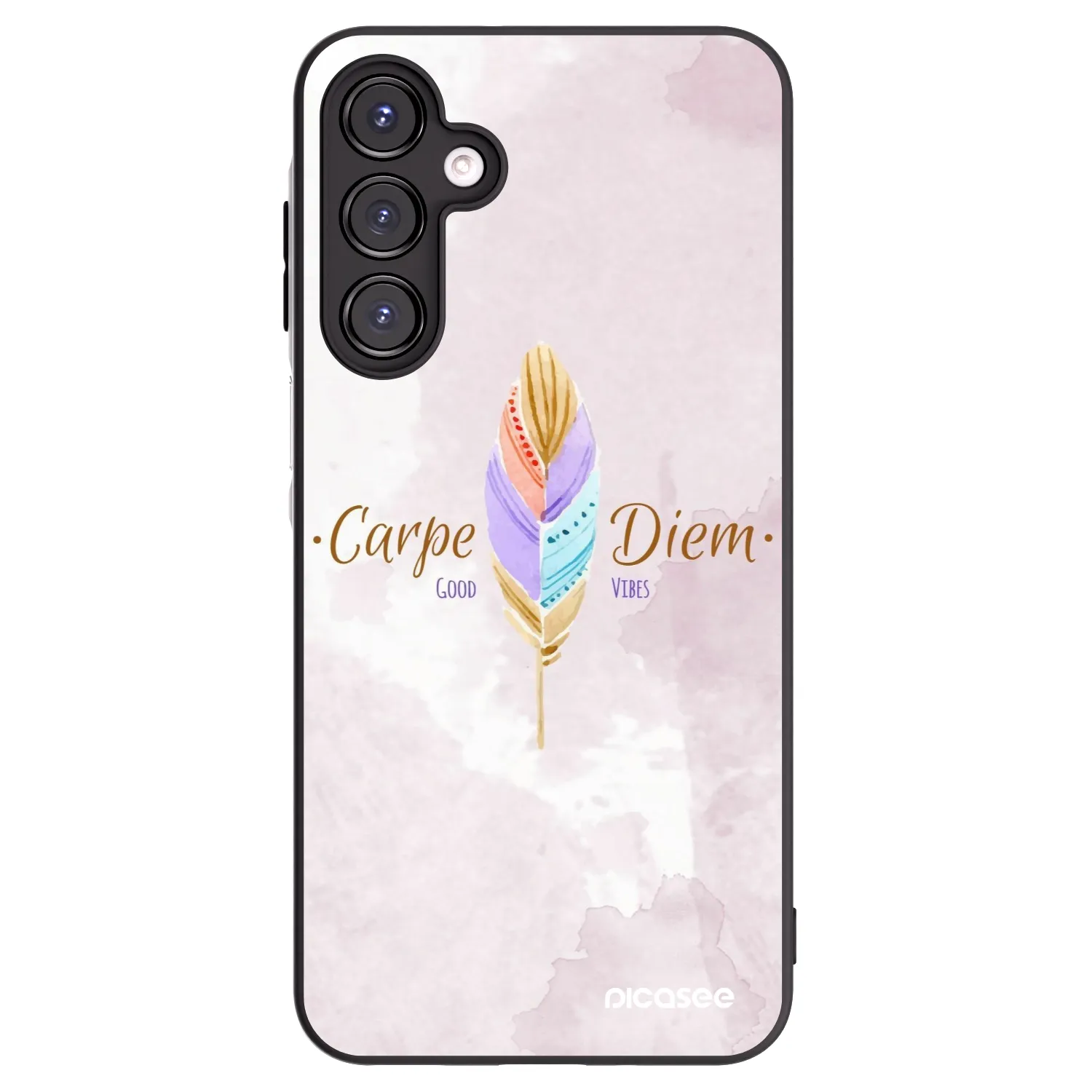 Picasee husă neagră din silicon pentru Samsung Galaxy A16 5G - Carpe Diem